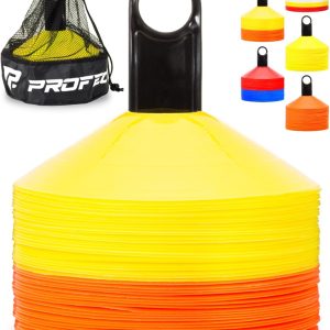 Profect Sports PS100-050 Pomarańczowo-żółte stożki treningowe Recenzja